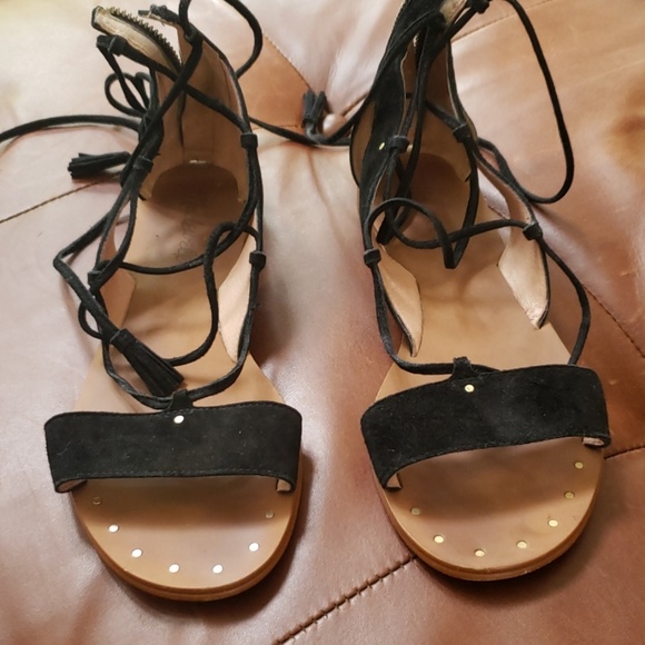 Madewell | Shoes | Madewell Black Strappy Sandals | Poshmark